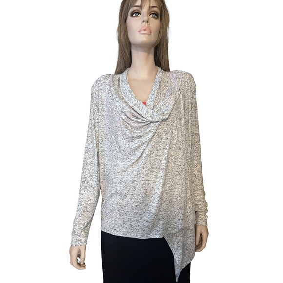 Eddie Bauer Convertible Waterfall Sweater Top Asymmetrical Cardigan Adaptable - Picture 5 of 16